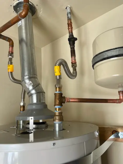 Water heater installation and plumbing repair in Mecox